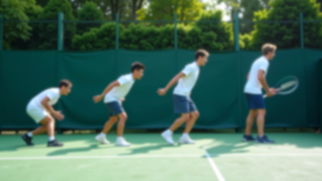 مراحل تطور اللاعب من المبتدئ إلى اللاعب التنافسي على ملعب التنس